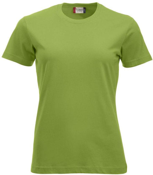 T-Shirt Clique Classic Verde Chiaro 160 gr Donna