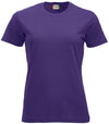 T-Shirt Clique Classic Viola 160 gr Donna