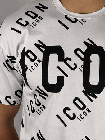 T-shirt-con-logo-stampa-all-over-bianca
