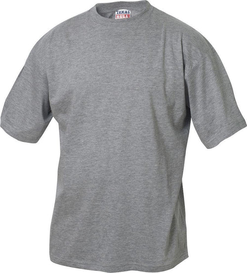 T-Shirt Cotone Grigio Melange Maglietta Manica Corta