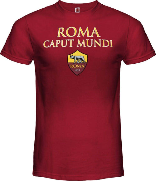 T-shirt Cotone Roma Sport e tempo libero/Fan Shop/Calcio/Abbigliamento/Magliette e Top Il Distintivo - Pesaro, Commerciovirtuoso.it