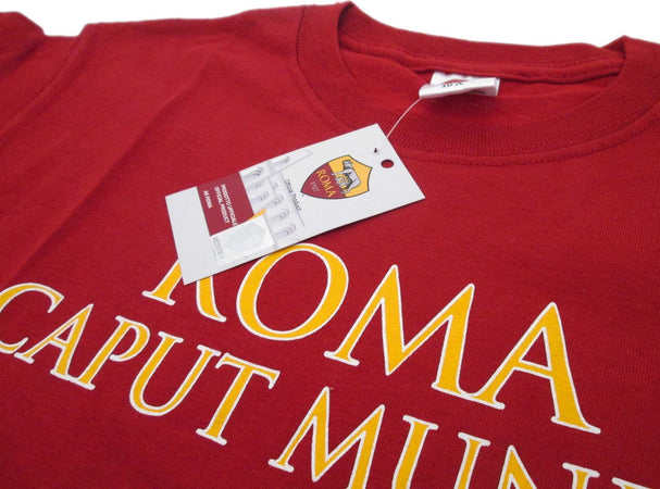 T-shirt Cotone Roma Sport e tempo libero/Fan Shop/Calcio/Abbigliamento/Magliette e Top Il Distintivo - Pesaro, Commerciovirtuoso.it
