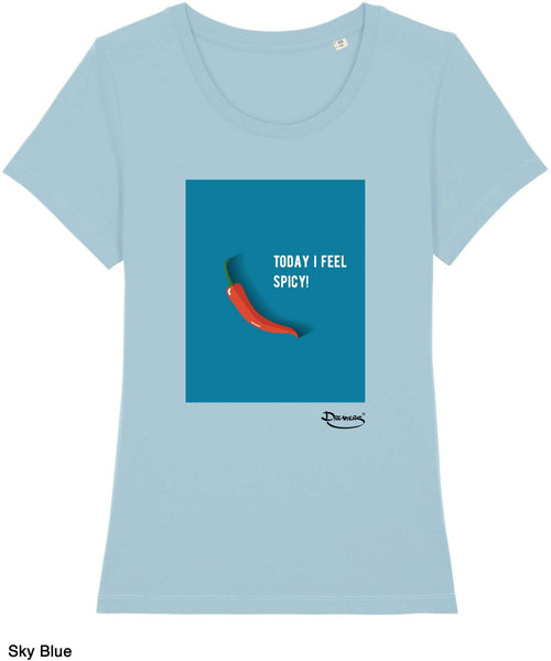 T-shirt da Donna con stampa Piccante - Spicy Maglia a Maniche Corte DREAMERS Brand