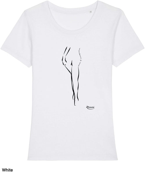 T-shirt da Donna con stampa Power Maglia a Maniche Corte DREAMERS Brand