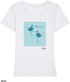 T-shirt da Donna con stampa Punti di vista - View Maglia a Maniche Corte DREAMERS Brand