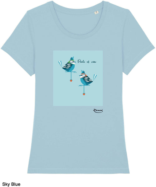 T-shirt da Donna con stampa Punti di vista - View Maglia a Maniche Corte DREAMERS Brand