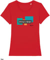 T-shirt da Donna con stampa Strip sobrietà - Sobriety Maglia a Maniche Corte DREAMERS Brand