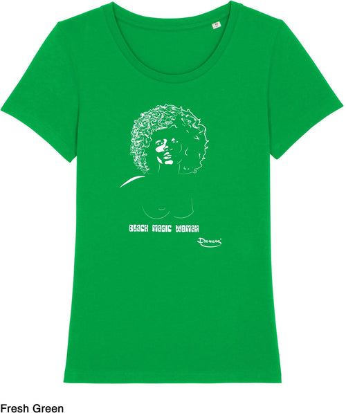 T-shirt da Donna con stampa Woman Maglia a Maniche Corte DREAMERS Brand