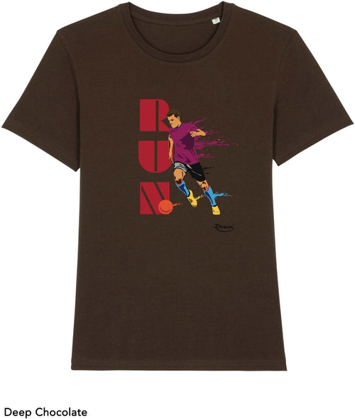 T-shirt da Uomo con stampa Corri - Run Maglia a Maniche Corte DREAMERS Brand
