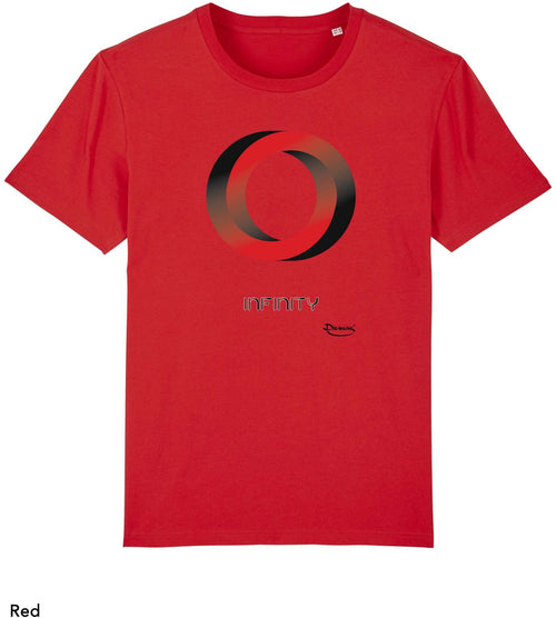 T-shirt da Uomo con stampa Illusione cerchio - Infinity Maglia a Maniche Corte DREAMERS Brand