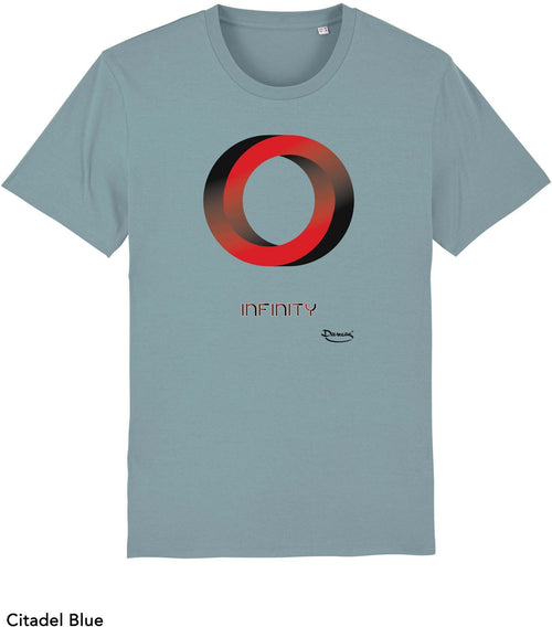 T-shirt da Uomo con stampa Illusione cerchio - Infinity Maglia a Maniche Corte DREAMERS Brand
