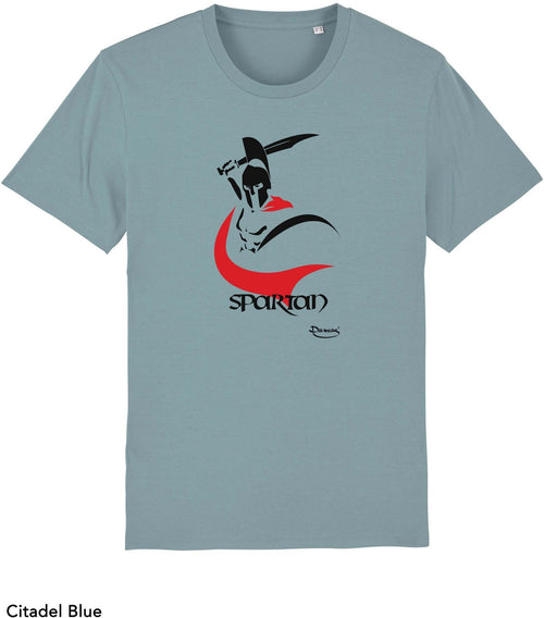 T-shirt da Uomo con stampa Spartan Maglia a Maniche Corte DREAMERS Brand