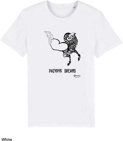 T-shirt da Uomo con stampa Tribale sogni di Pazyryk Maglia a Maniche Corte DREAMERS Brand