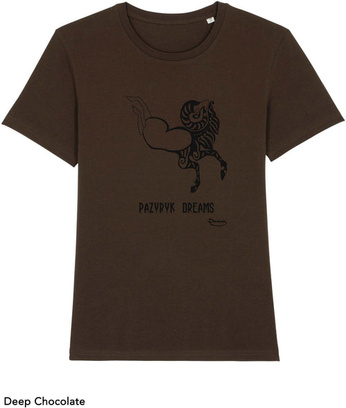 T-shirt da Uomo con stampa Tribale sogni di Pazyryk Maglia a Maniche Corte DREAMERS Brand