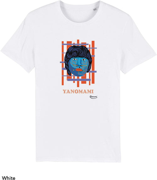 T-shirt da Uomo con stampa Yanomami Maglia a Maniche Corte DREAMERS Brand