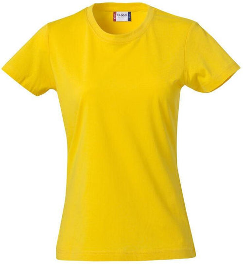 T-Shirt Donna Clique Basic Giallo 145 gr