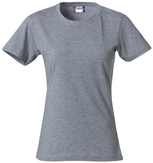 T-Shirt Donna Clique Basic Grigio Melange 145 gr