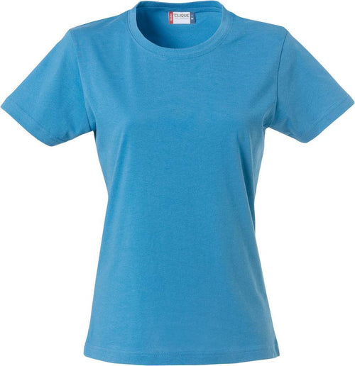 T-Shirt Donna Clique Basic Turchese 145 gr