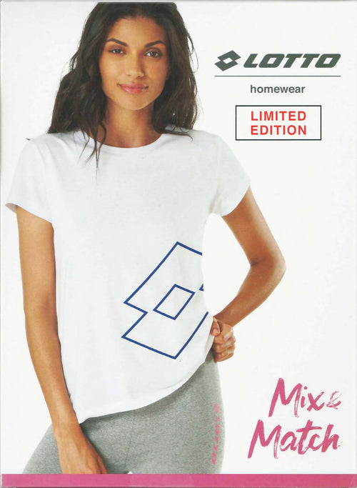 T-Shirt Donna Lotto Nera Made in Italy Maglia Sportiva Donna Manche Corte Maglietta 100% Cotone ART. LA1024 maglia donna L'Orchidea - Siderno, Commerciovirtuoso.it