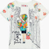 T-Shirt Estiva Bambina Maniche Corte Girocollo Maglietta Stampata Bimba 100% Cotone Maglia Mezze Maniche Bianco Bambino Estate Colorata Boboli t-shirt bambina/ragazza Piccole Canaglie - Tropea, Commerciovirtuoso.it