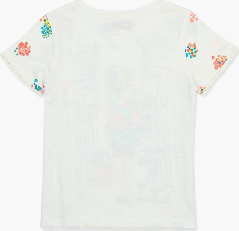 T-Shirt Estiva Bambina Maniche Corte Girocollo Maglietta Stampata Bimba 100% Cotone Maglia Mezze Maniche Bianco Bambino Estate Colorata Boboli t-shirt bambina/ragazza Piccole Canaglie - Tropea, Commerciovirtuoso.it