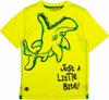 T-Shirt Estiva Bambino Gialla Fluo Stampata Maglietta Mezze Maniche Girocollo 100% Cotone Giallo Estate Squalo e Pesce Maglia Maniche Corte Bimbo t-shirt bambino/ragazzo Piccole Canaglie - Tropea, Commerciovirtuoso.it