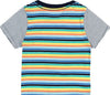 T-Shirt Estiva Bambino Mezze Maniche Righe Multi Colore Maglia Bimbo Maniche Corte Taschino Girocollo in 100% Cotone Colorata t-shirt baby maschio Piccole Canaglie - Tropea, Commerciovirtuoso.it