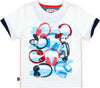 T-Shirt Estiva Bimbo Maniche Corte Girocollo Bianca Maglietta Stampata Blu Rossa 100% Cotone Maglia Mezze Maniche Bambino Estate Colorata Boboli. t-shirt bambino/ragazzo Piccole Canaglie - Tropea, Commerciovirtuoso.it