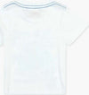 T-Shirt Estiva Bimbo Maniche Corte Girocollo Bianca Maglietta Stampata Pesce 100% Cotone Maglia Mezze Maniche Bambino Pesci Estate Blu e Bianco Boboli. t-shirt baby maschio Piccole Canaglie - Tropea, Commerciovirtuoso.it