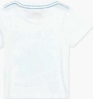 T-Shirt Estiva Bimbo Maniche Corte Girocollo Bianca Maglietta Stampata Pesce 100% Cotone Maglia Mezze Maniche Bambino Pesci Estate Blu e Bianco Boboli. t-shirt baby maschio Piccole Canaglie - Tropea, Commerciovirtuoso.it