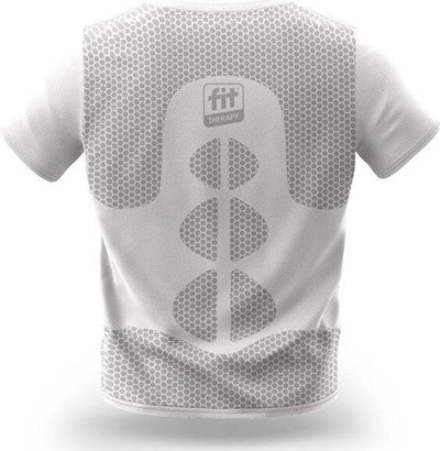 T-SHIRT-FIT-THERAPY-BIANCO-TAGLIA-XXS-XS