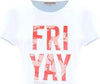T-shirt-in-cotone-con-scritta-friday-fritz