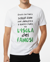 T-Shirt Uomo Let's Bubble Isola Dei Famosi Bianco - Streetwear TV Italiano