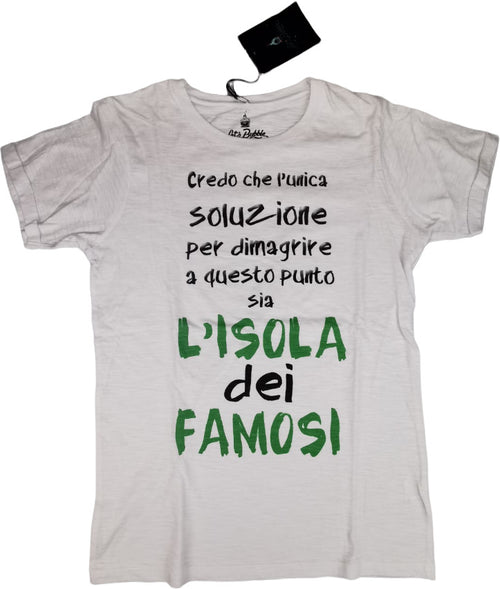 T-Shirt Let's Bubble - Isola Dei Famosi - Colore  bianco