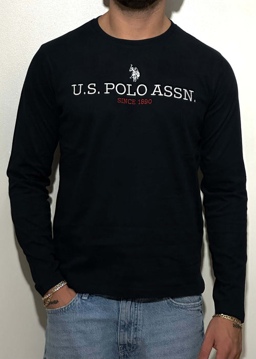 T-shirt manica lunga blu Moda/Uomo/Abbigliamento/T-shirt polo e camicie/Maglie a manica lunga Kanal 32 - Santa Maria di Licodia, Commerciovirtuoso.it
