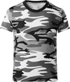 T-shirt Mimetica Urban Bambino Bianca Nera E Grigia Mezze Manichee Girocollo Moda/Bambini e ragazzi/Abbigliamento/T-shirt polo e camicie/T-shirt Il Distintivo - Pesaro, Commerciovirtuoso.it
