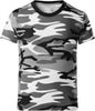 T-shirt Mimetica Urban Bambino Bianca Nera E Grigia Mezze Manichee Girocollo Moda/Bambini e ragazzi/Abbigliamento/T-shirt polo e camicie/T-shirt Il Distintivo - Pesaro, Commerciovirtuoso.it