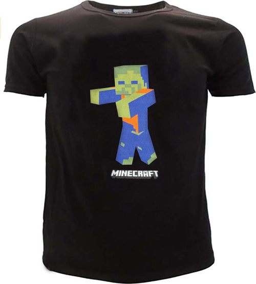 T-Shirt Minecraft Taglie da 10 a 16 Anni nero Moda/Bambini e ragazzi/Abbigliamento/T-shirt polo e camicie/T-shirt Store Kitty Fashion - Roma, Commerciovirtuoso.it