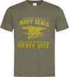 T-Shirt Navy Seals Uomo Girocollo Maglia United States Navy Seals Ready to Lead - Ready to Follow Mezze Maniche in Cotone Sport e tempo libero/Fan Shop/Abbigliamento/T-Shirt Il Distintivo - Pesaro, Commerciovirtuoso.it