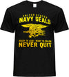 T-Shirt Navy Seals Uomo Girocollo Maglia United States Navy Seals Ready to Lead - Ready to Follow Mezze Maniche in Cotone Sport e tempo libero/Fan Shop/Abbigliamento/T-Shirt Il Distintivo - Pesaro, Commerciovirtuoso.it