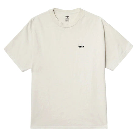 OBEY t-shirt obey bold icon face tee - pigment chalk da donna