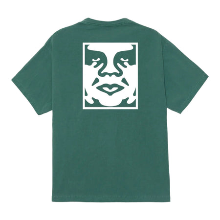 FRANCIS CONCEPT t-shirt obey icon face tee - pigment rain forest da uomo