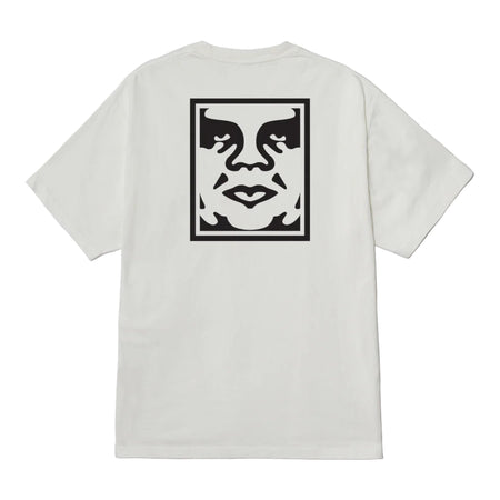 FRANCIS CONCEPT t-shirt obey icon face tee - pigment vintage white da uomo