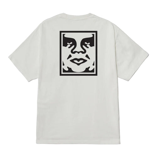 FRANCIS CONCEPT t-shirt obey icon face tee - pigment vintage white da uomo