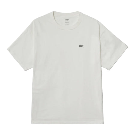 FRANCIS CONCEPT t-shirt obey icon face tee - pigment vintage white da uomo