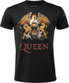 T-Shirt Queen Crest Men's T-Shirt - Black Nera Girocollo Maniche Corte Moda/Uomo/Abbigliamento/T-shirt polo e camicie/T-shirt Il Distintivo - Pesaro, Commerciovirtuoso.it