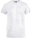 T-Shirt Tecnica Ice Bianco Maglietta Sportiva Asciugatura Rapida
