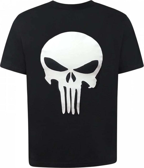 T-Shirt Teschio the Punisher 027 Uomo Nera Girocollo Maniche Corte Moda/Uomo/Abbigliamento/T-shirt polo e camicie/T-shirt Il Distintivo - Pesaro, Commerciovirtuoso.it