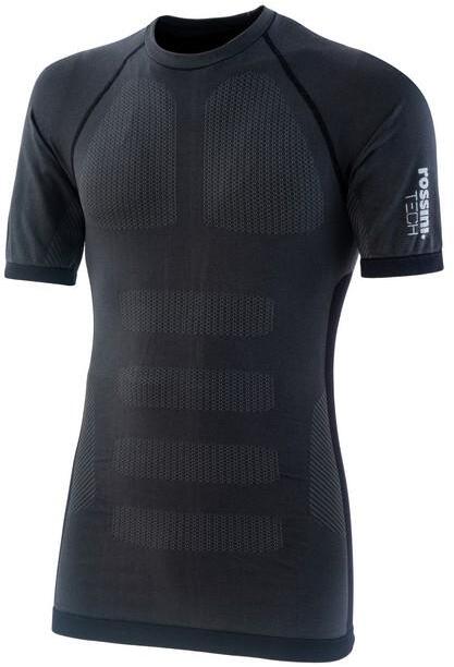 T-Shirt Thermo Active Nero Manica Corta Maglia Termica Invernale Magazzino Basse Temperature