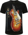 T-Shirt Unisex Chitarra Classica Glow Girocollo E Maniche Corte Moda/Uomo/Abbigliamento/T-shirt polo e camicie/T-shirt Il Distintivo - Pesaro, Commerciovirtuoso.it